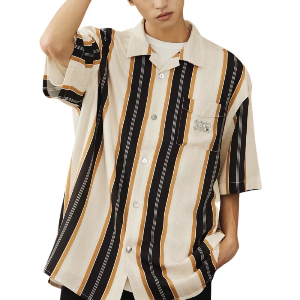 “American Vintage Stripe Short Sleeve” Shirts