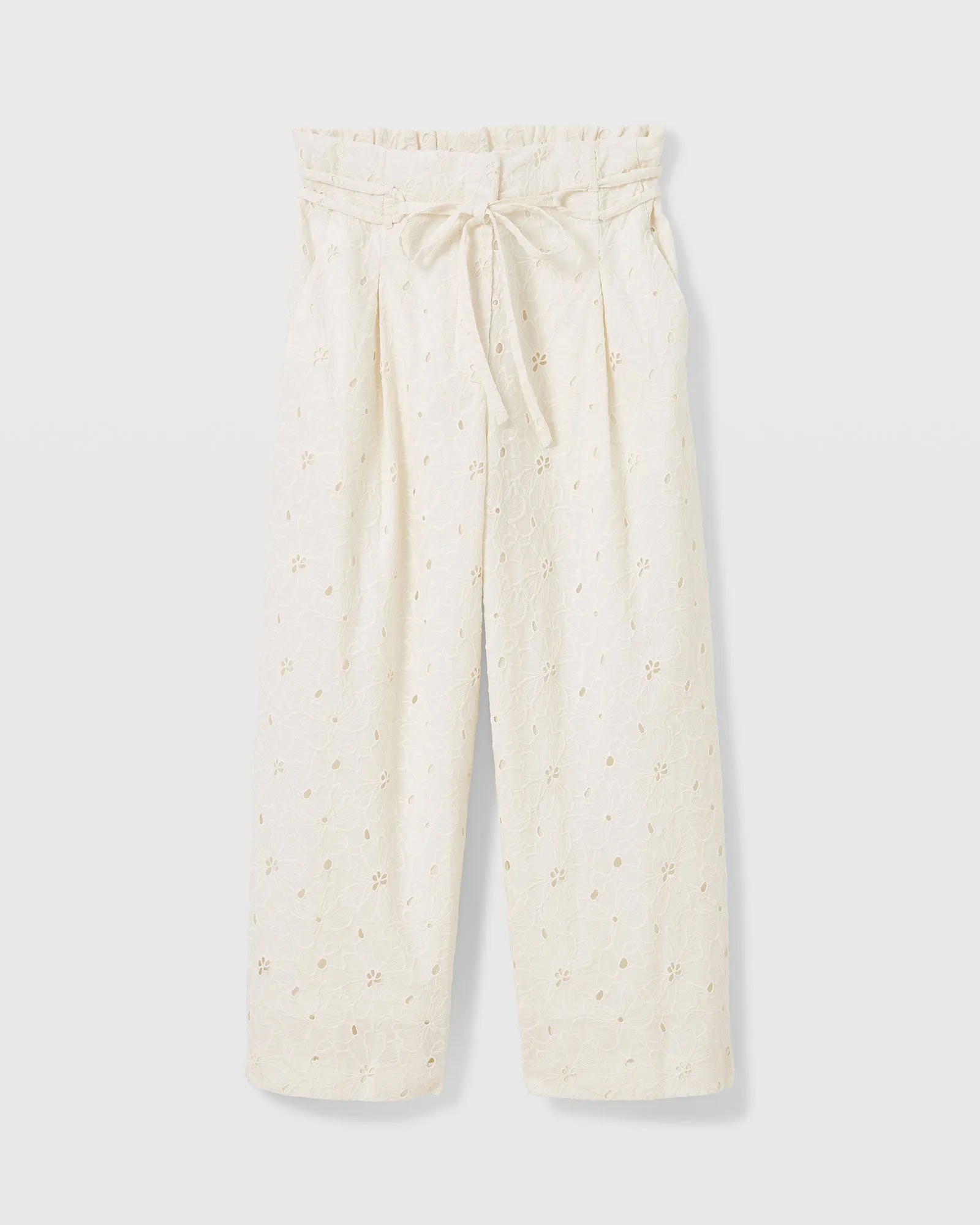 Anreannah Eyelet Wide Leg Pant