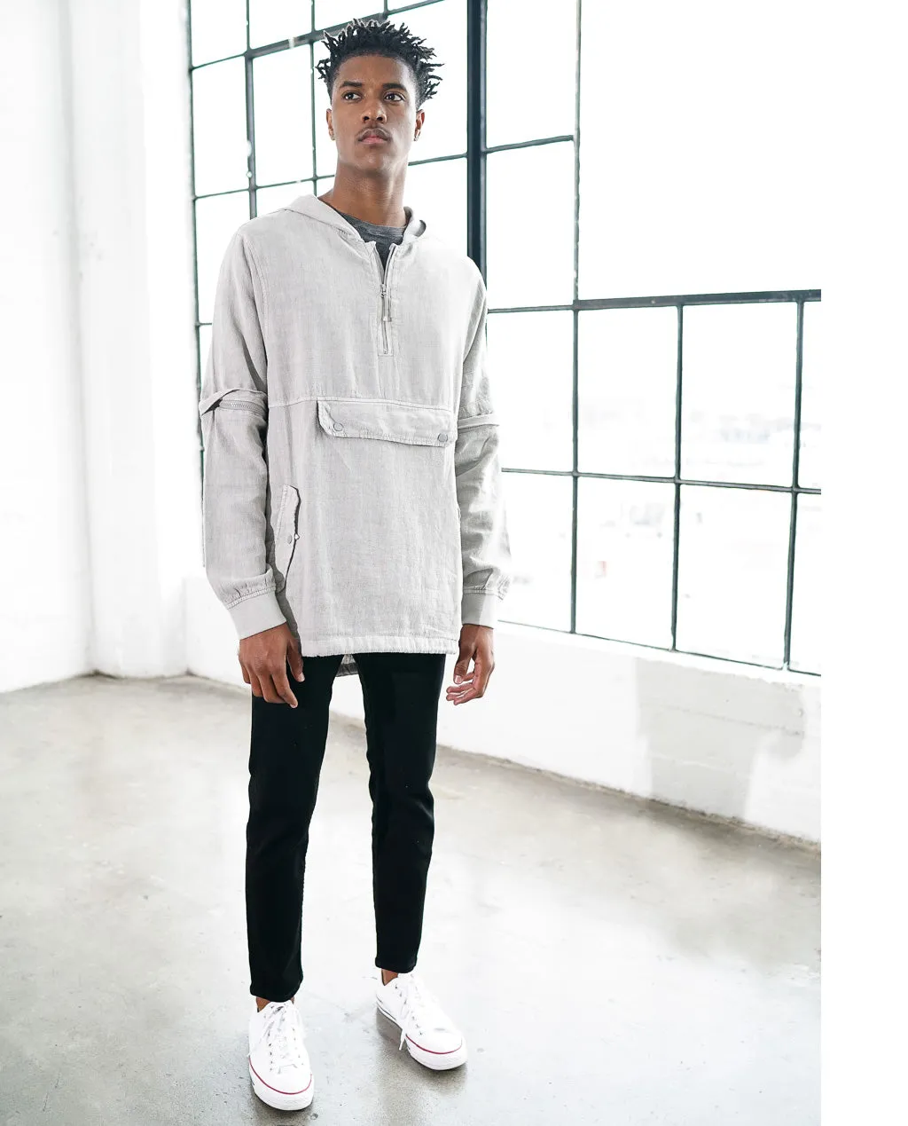 Astrneme Bombay Linen Pullover Jacket