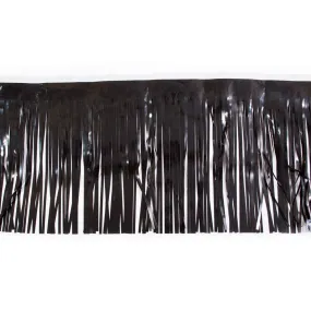 Black Vinyl Fringe 15" X 10' (Pack)