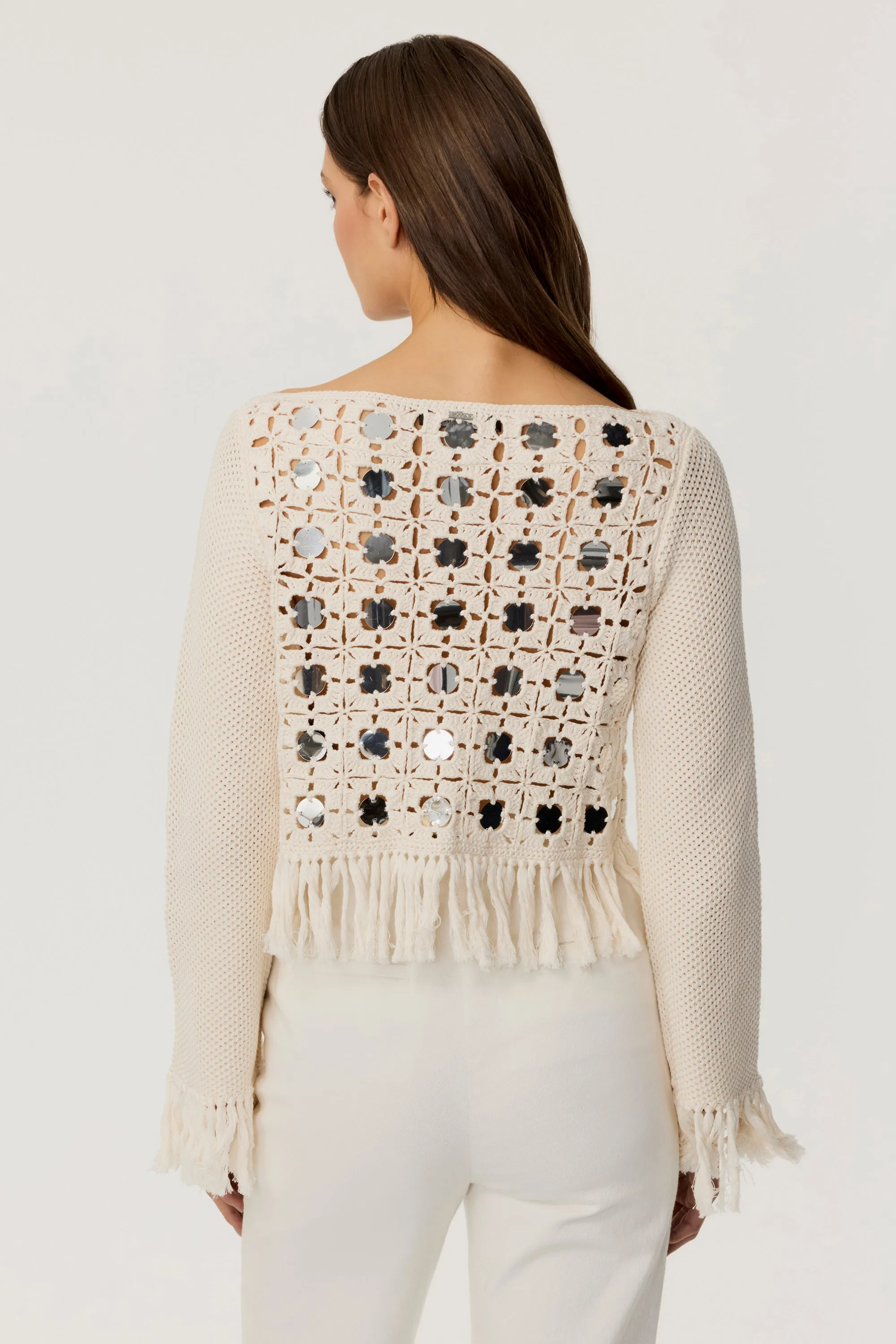 Camila Crochet Mirror Top