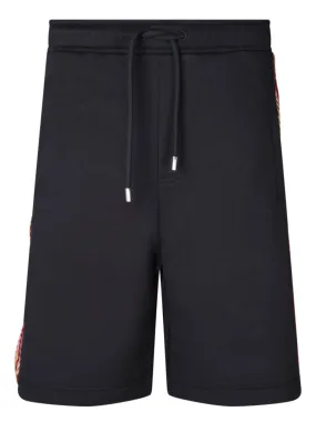 Curb black bermuda shorts