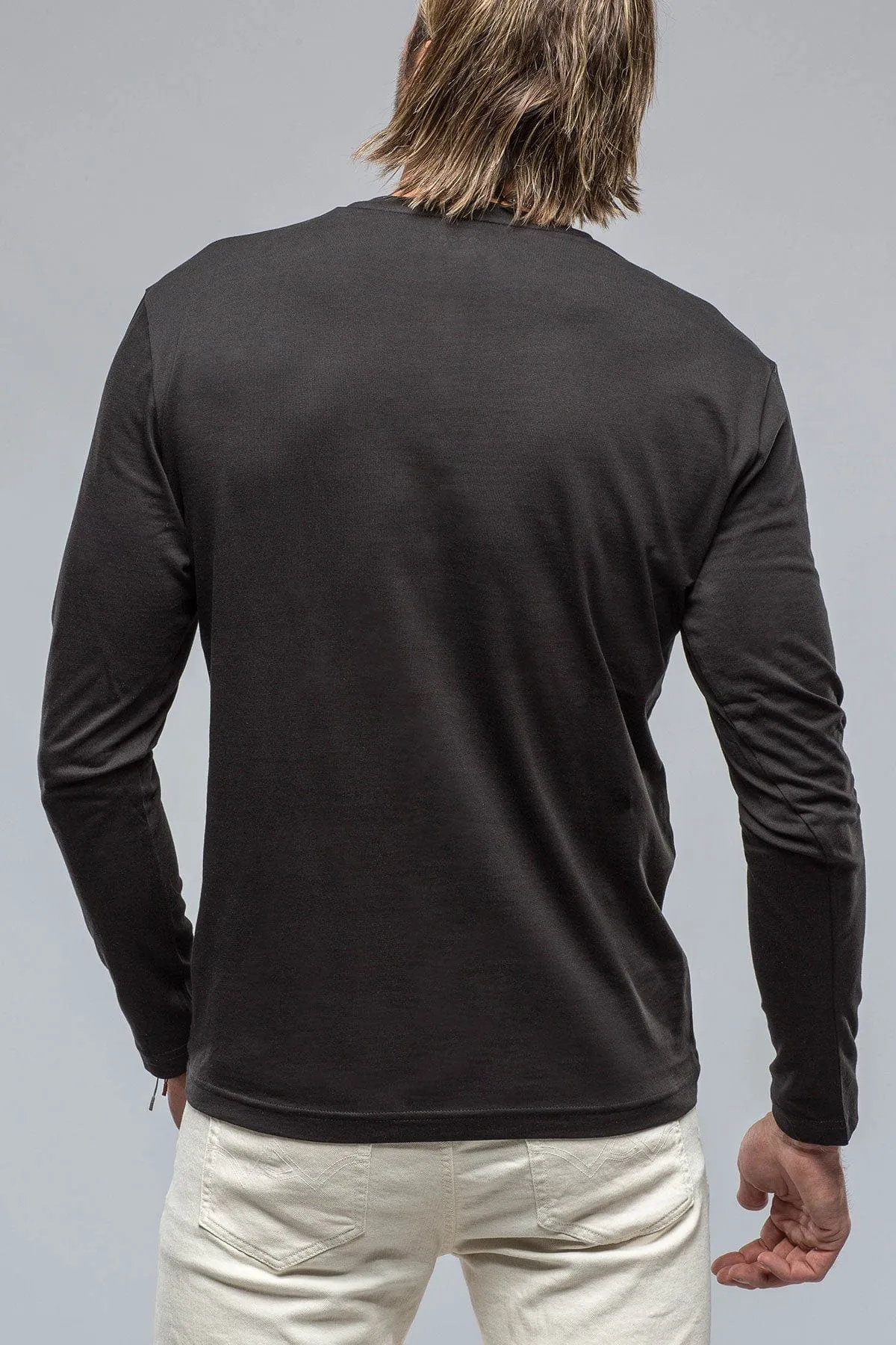 Del Mar LS V-Neck in Black