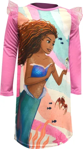 Disney Little Mermaid Movie Ariel and Flounder Nightgown