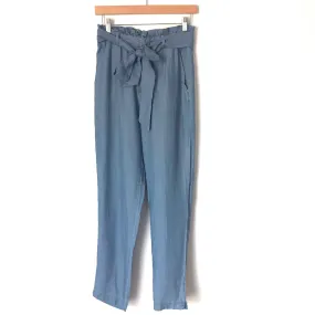 DO   BE Chambray Paperbag Pants- size S (Inseam 26.5”)