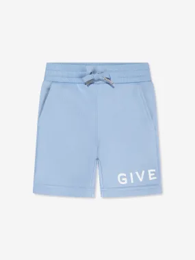 Givenchy Baby Boys Logo Bermuda Shorts in Blue