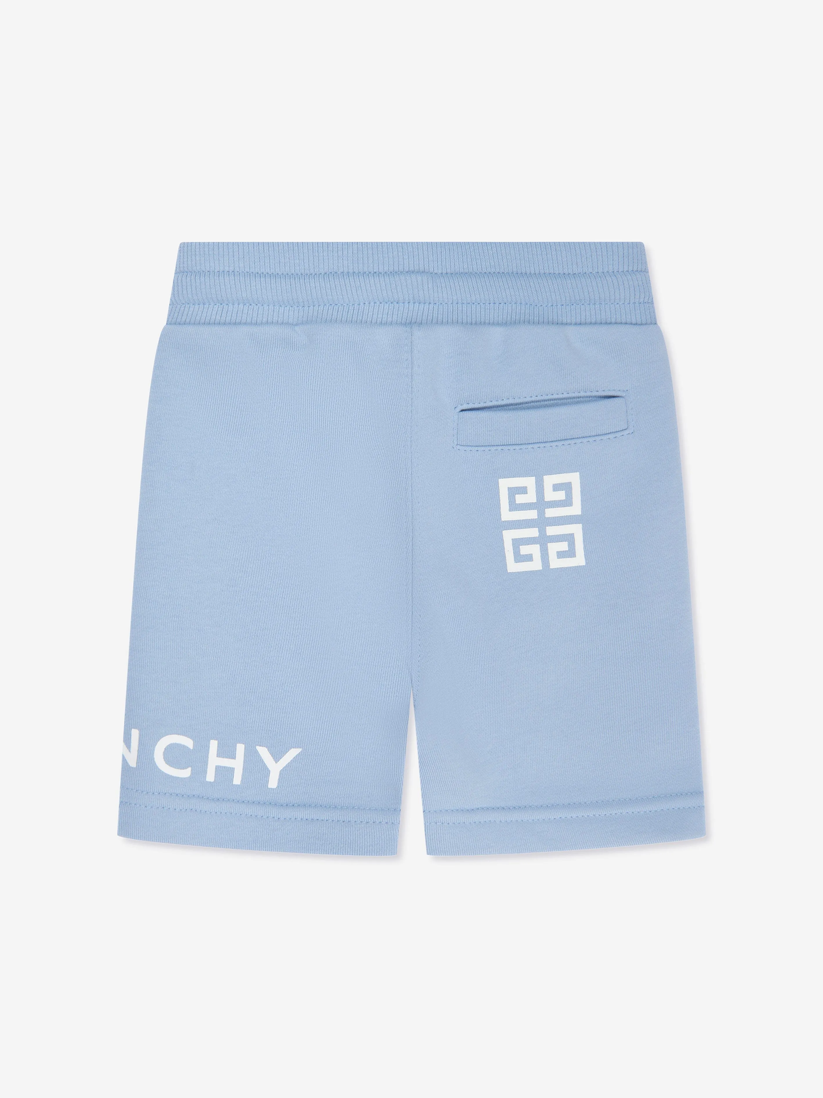 Givenchy Baby Boys Logo Bermuda Shorts in Blue