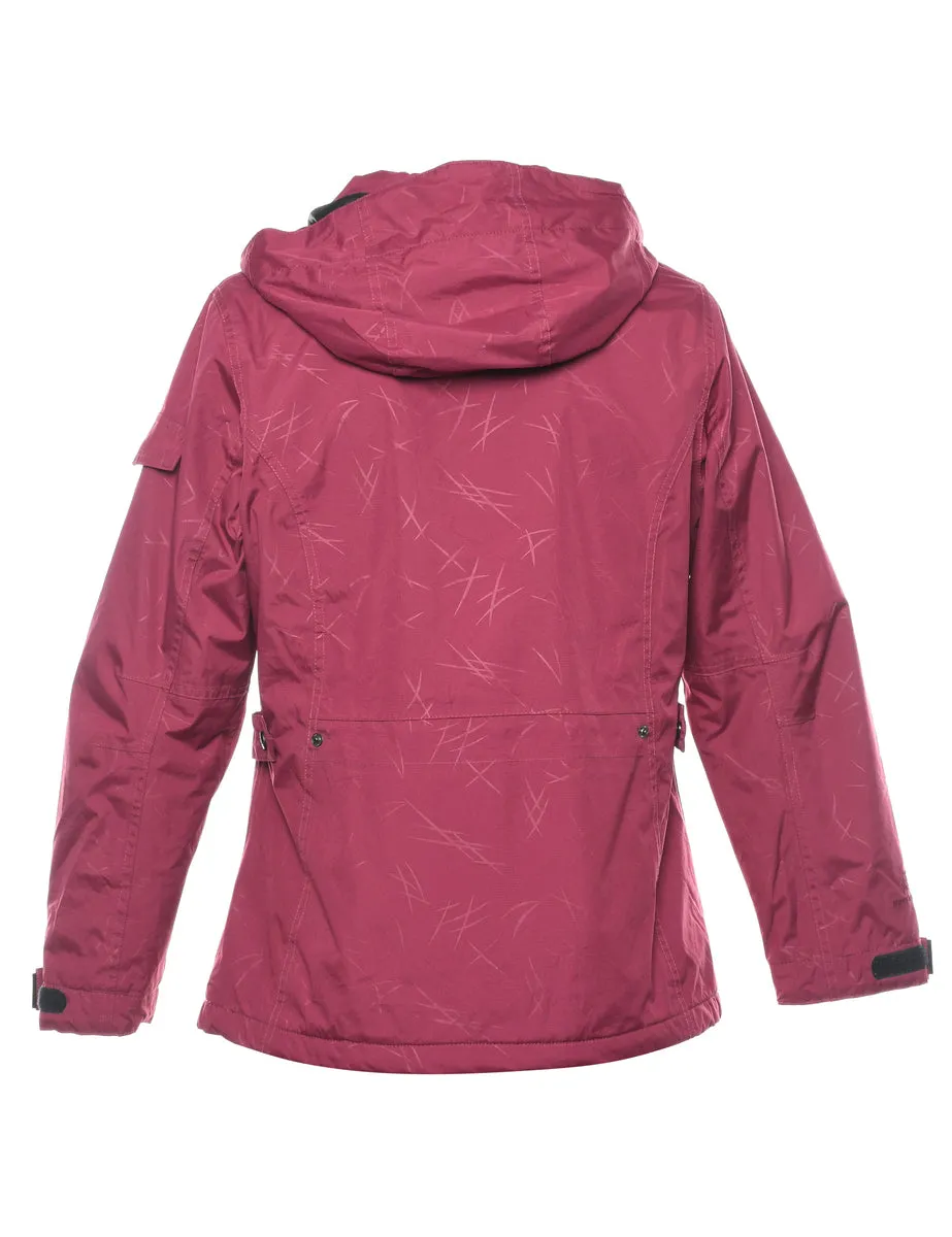 Hooded Magenta Mountaineering Jacket - S