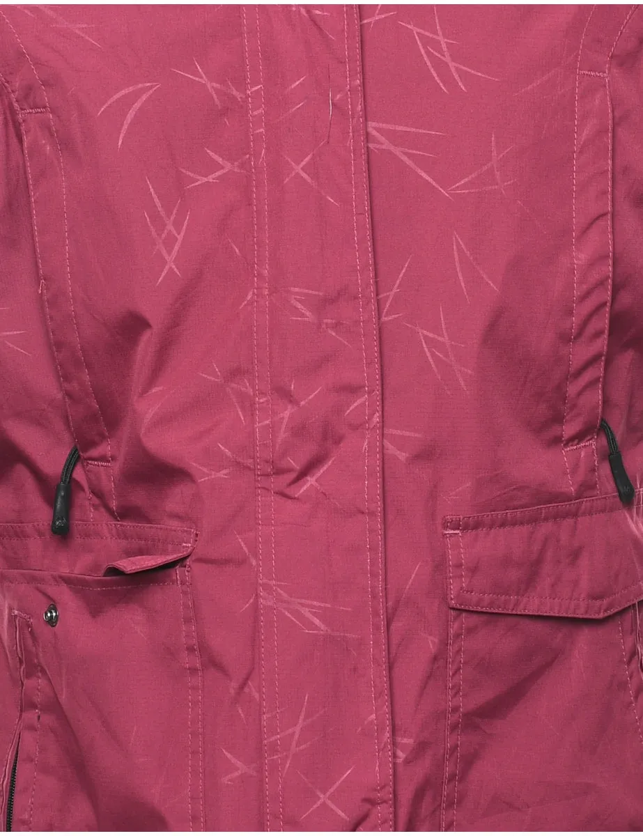 Hooded Magenta Mountaineering Jacket - S