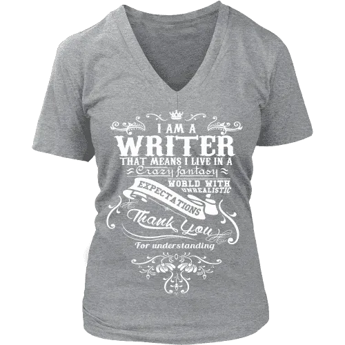 I am a writer V-neck