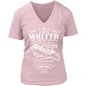 I am a writer V-neck