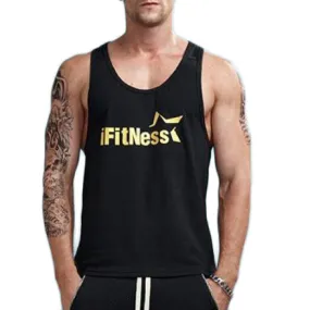 iFitness Printed Sleeveless Shirt