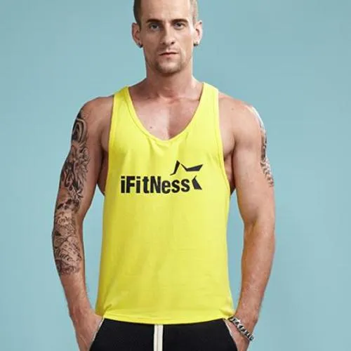 iFitness Printed Sleeveless Shirt