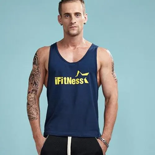 iFitness Printed Sleeveless Shirt