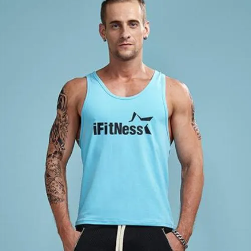 iFitness Printed Sleeveless Shirt