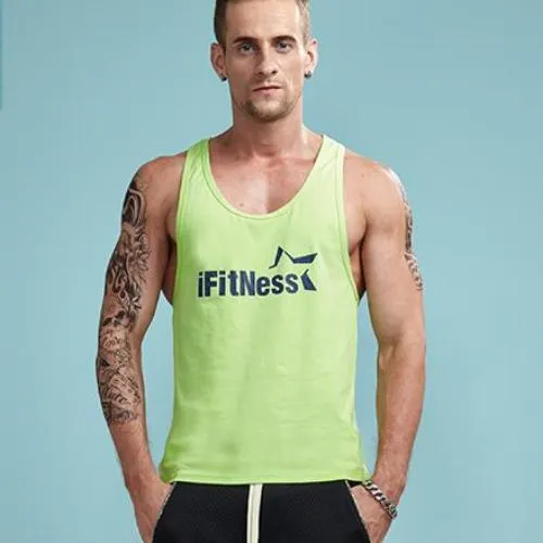 iFitness Printed Sleeveless Shirt