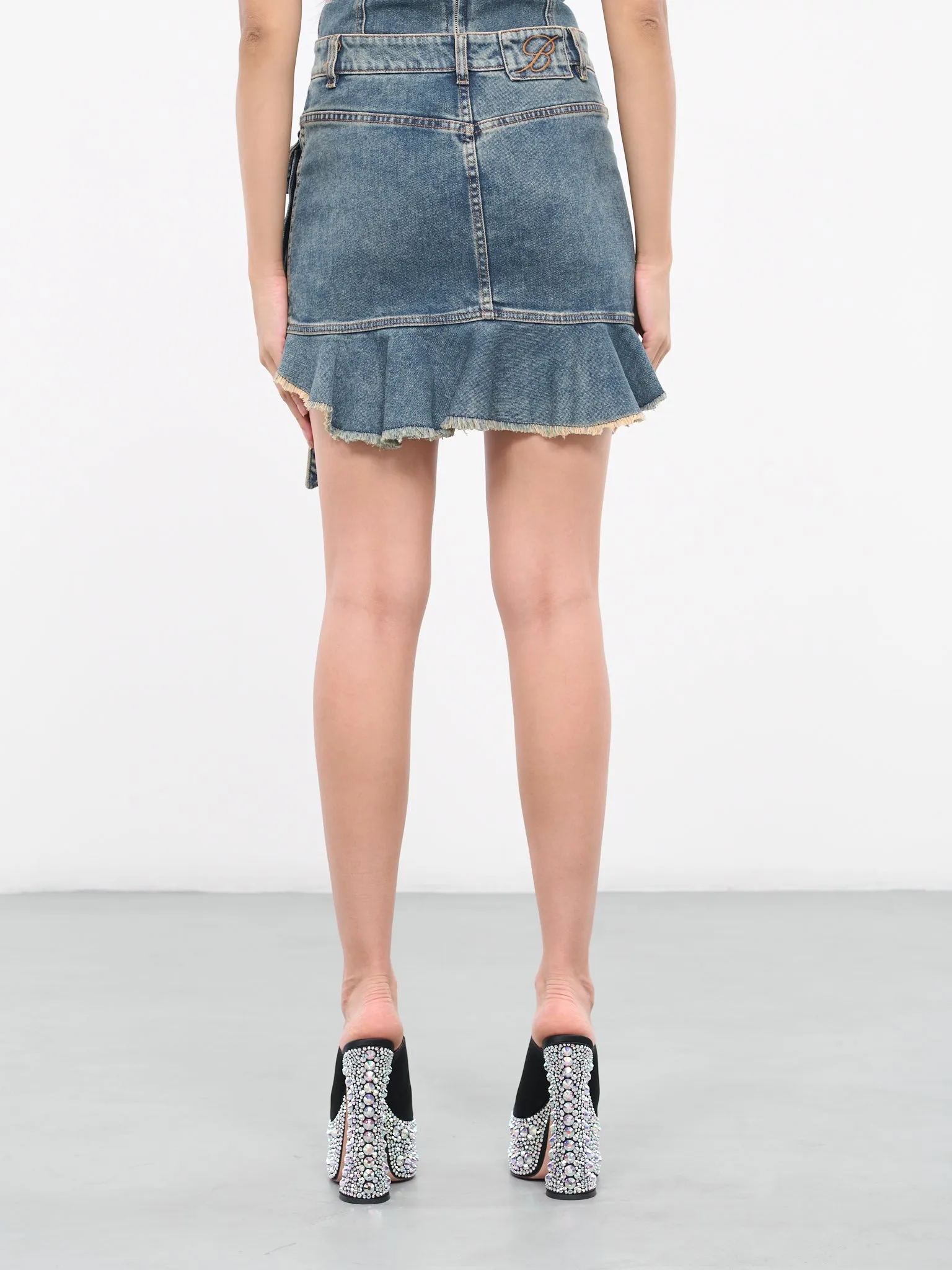 Jean Cargo Skirt (2-2J099A-N0631-ALLURE)