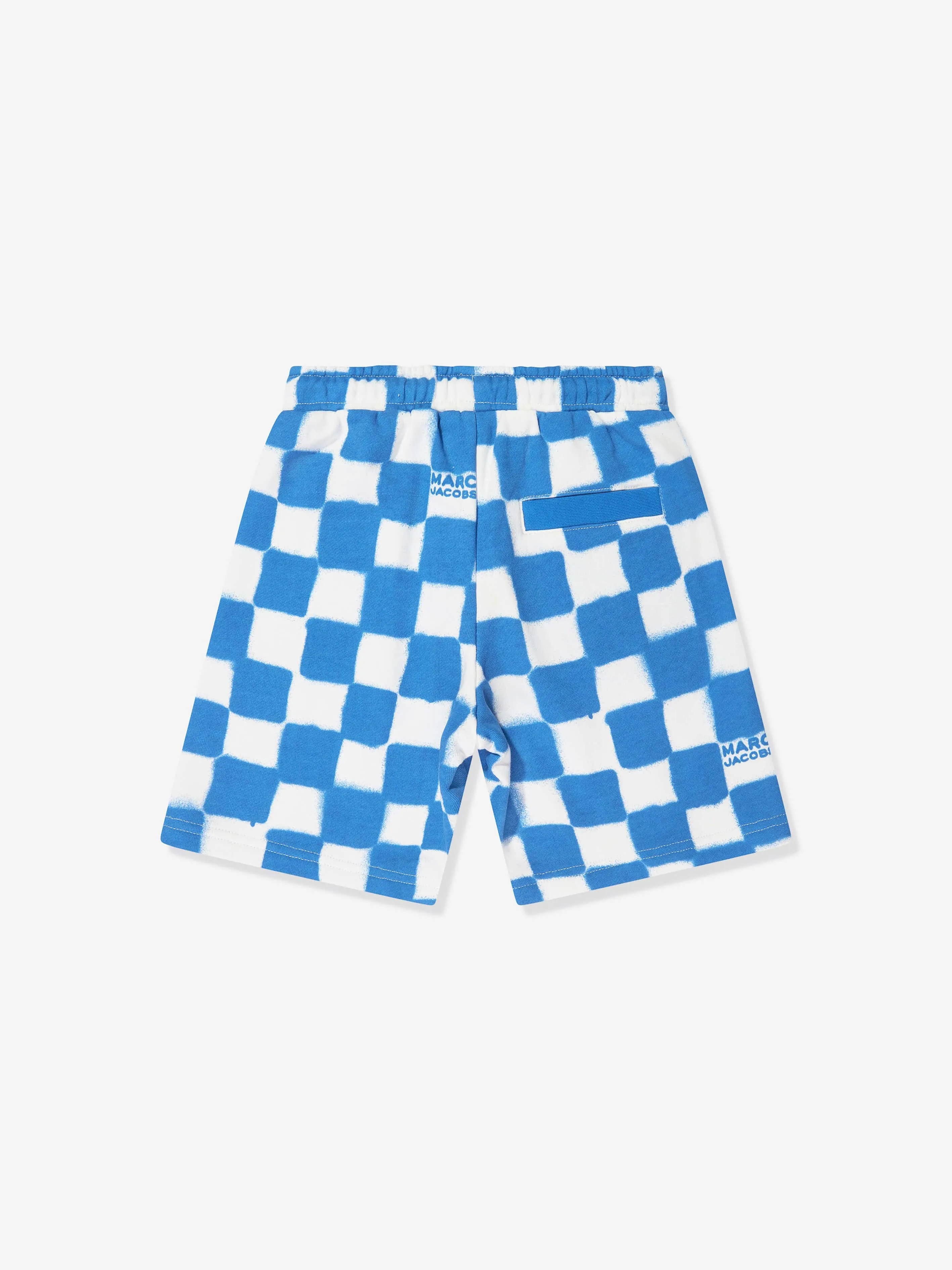 MARC JACOBS Boys Checked Bermuda Shorts in Blue