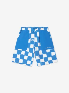 MARC JACOBS Boys Checked Bermuda Shorts in Blue