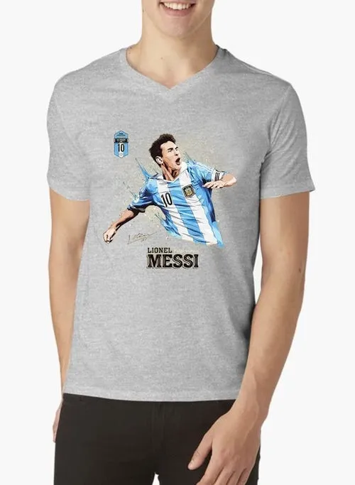 Messi V-Neck T-shirt