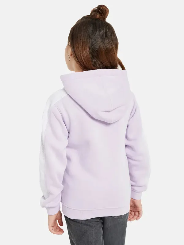 Mettle Girls Purple Hooded Sweatshirt