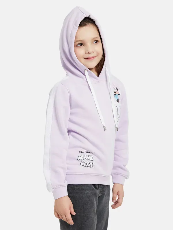 Mettle Girls Purple Hooded Sweatshirt