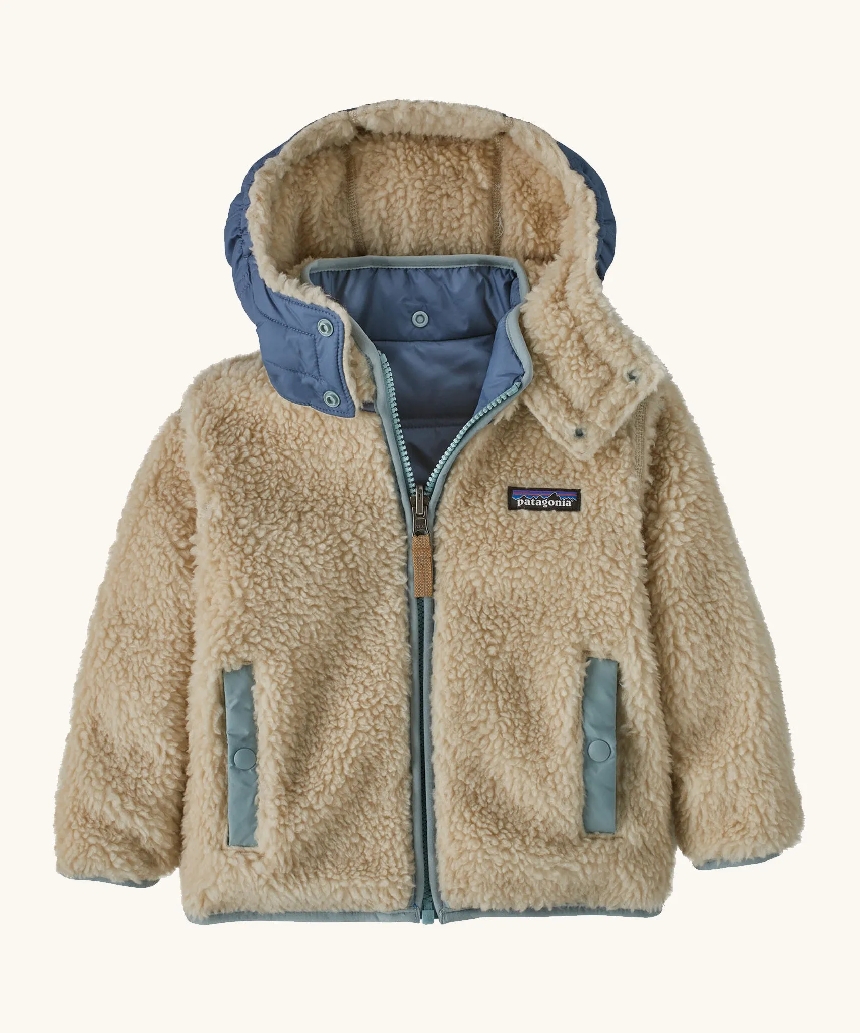 Patagonia Baby Reversible Tribbles Hoody - Endless Blue