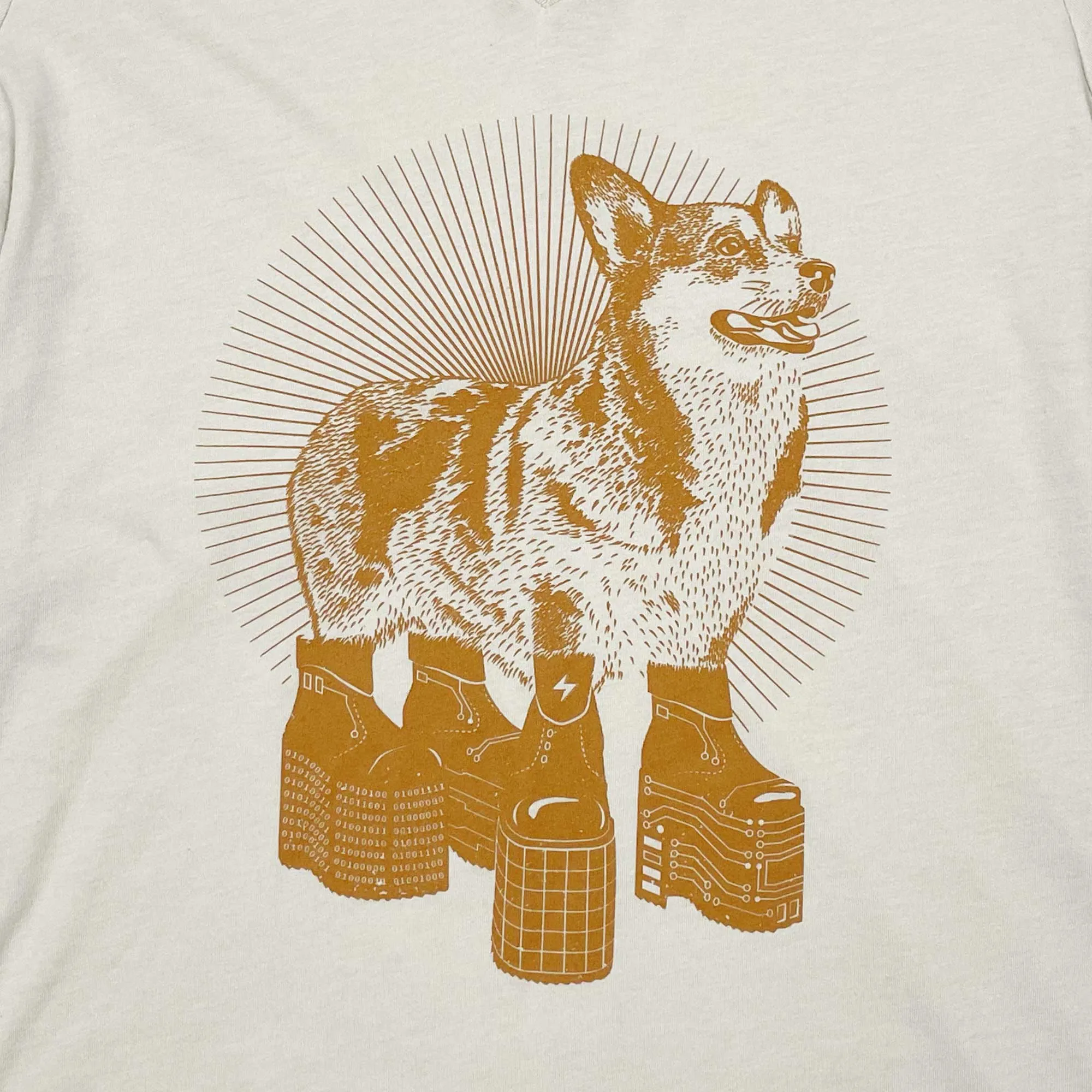 Platform Corgi Womens T-shirt