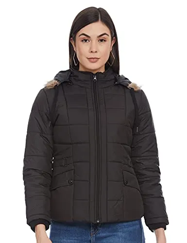 Qube by Fort Collins Women's Cape Jacket (39207_Black_M)