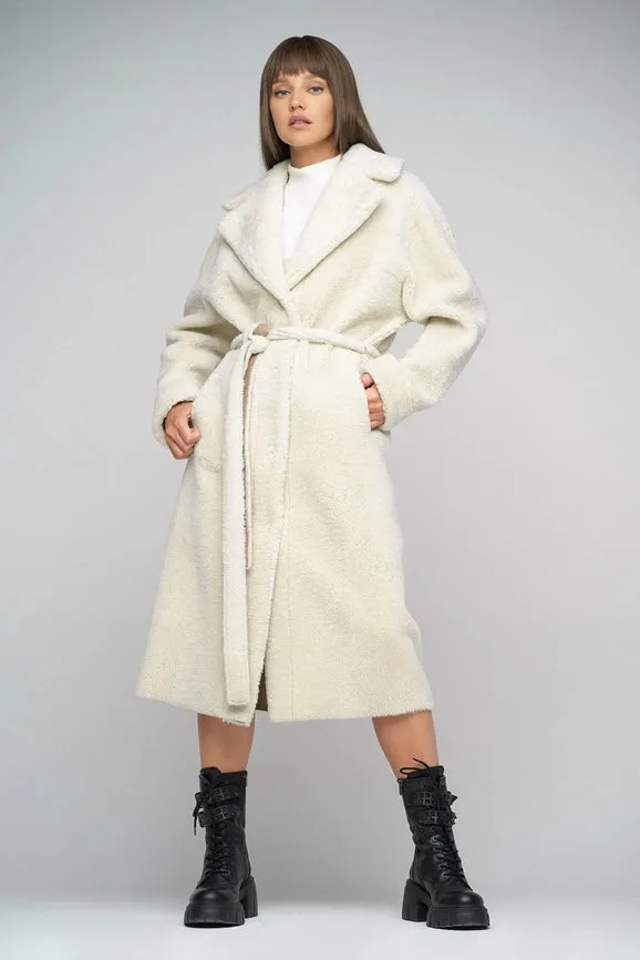 Reversible Sheepskin Coat For Women