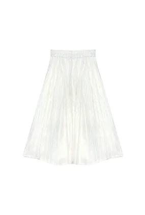 SAMPLE - Polly Party Skirt - White Fringe