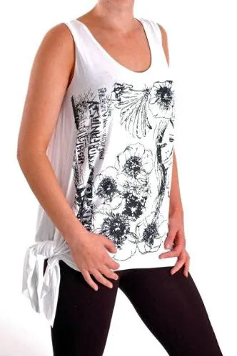 Sleeveless Printed Tops