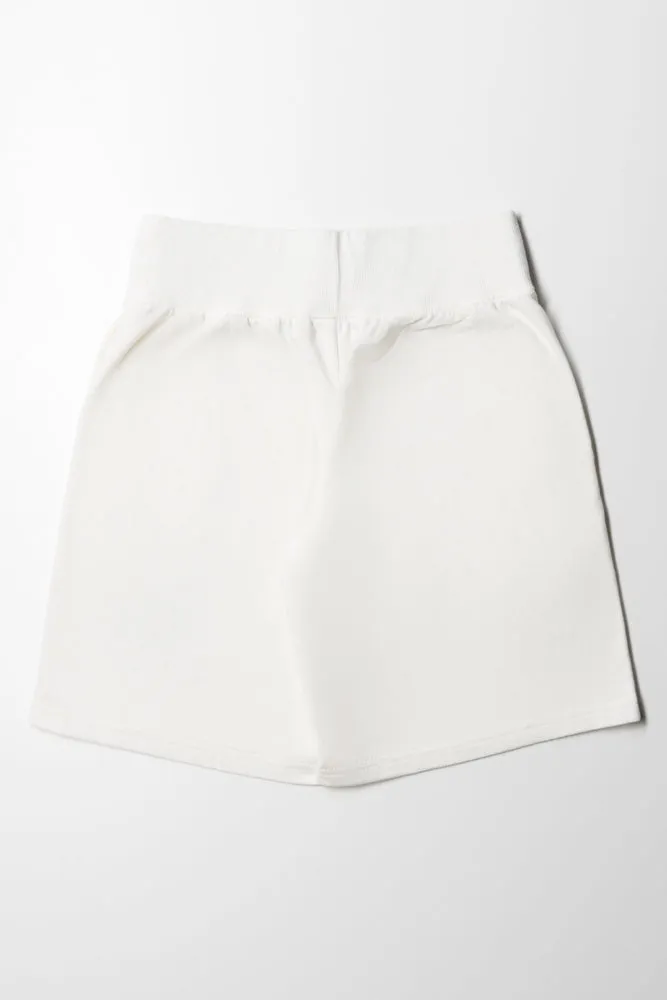 Snoopy Bermuda Shorts White