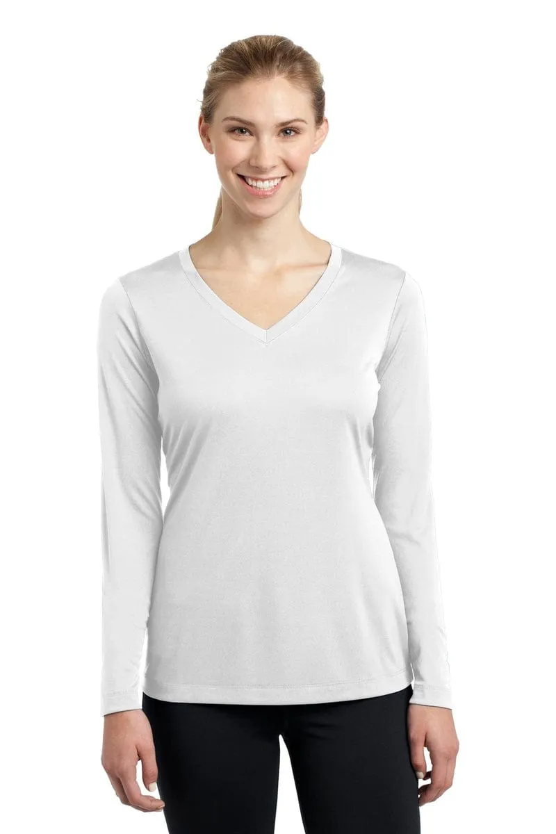 Sport-Tek LST353LS: Ladies Long Sleeve PosiCharge Competitor V-Neck Tee