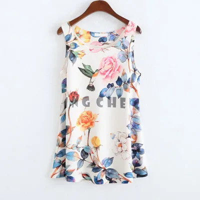 Summer fashion style New totoro print Sleeveless Tshirt women Loose plus-size women's t shirt One size tees camisetas tops