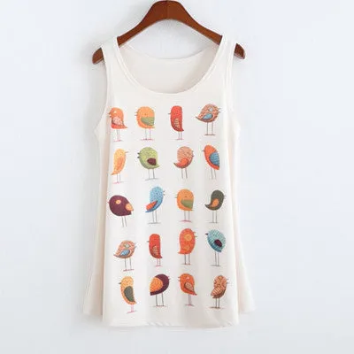 Summer fashion style New totoro print Sleeveless Tshirt women Loose plus-size women's t shirt One size tees camisetas tops