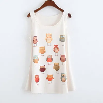 Summer fashion style New totoro print Sleeveless Tshirt women Loose plus-size women's t shirt One size tees camisetas tops