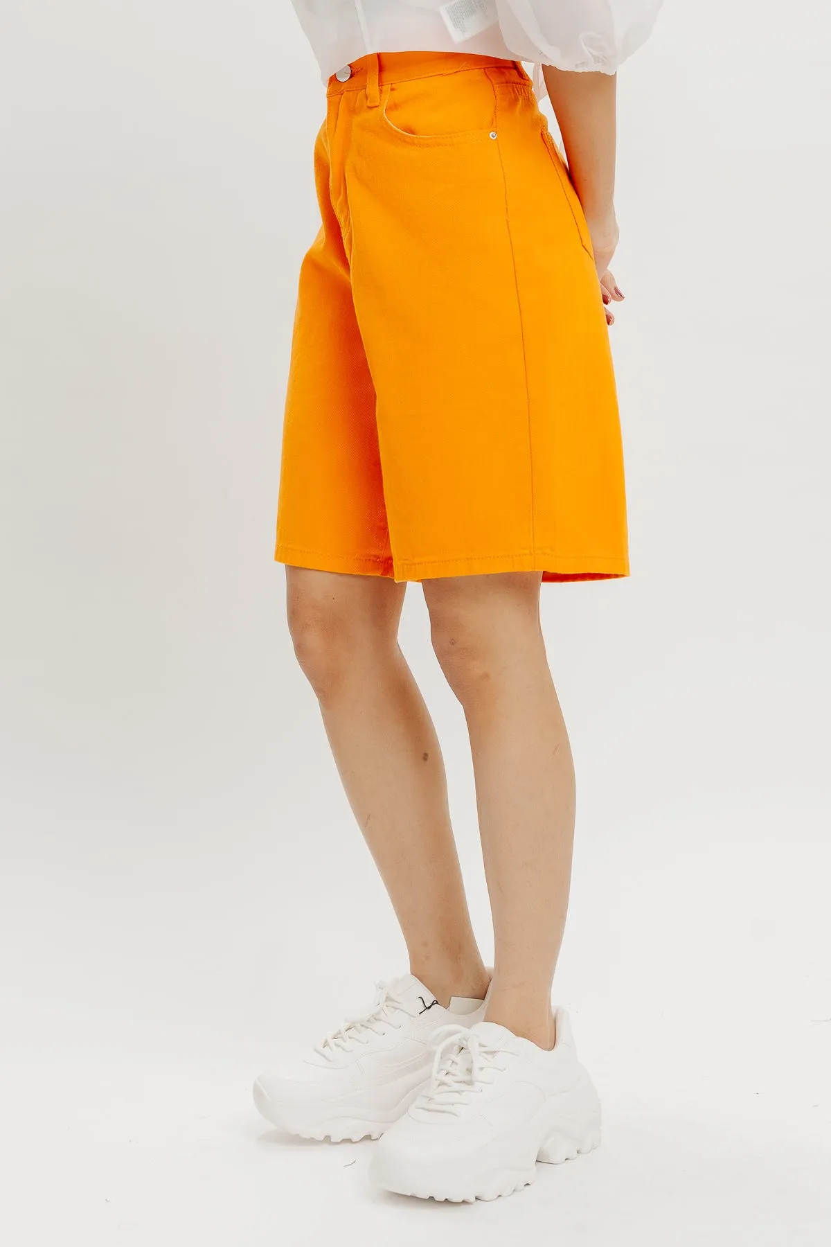 Tangerine Bermuda Shorts