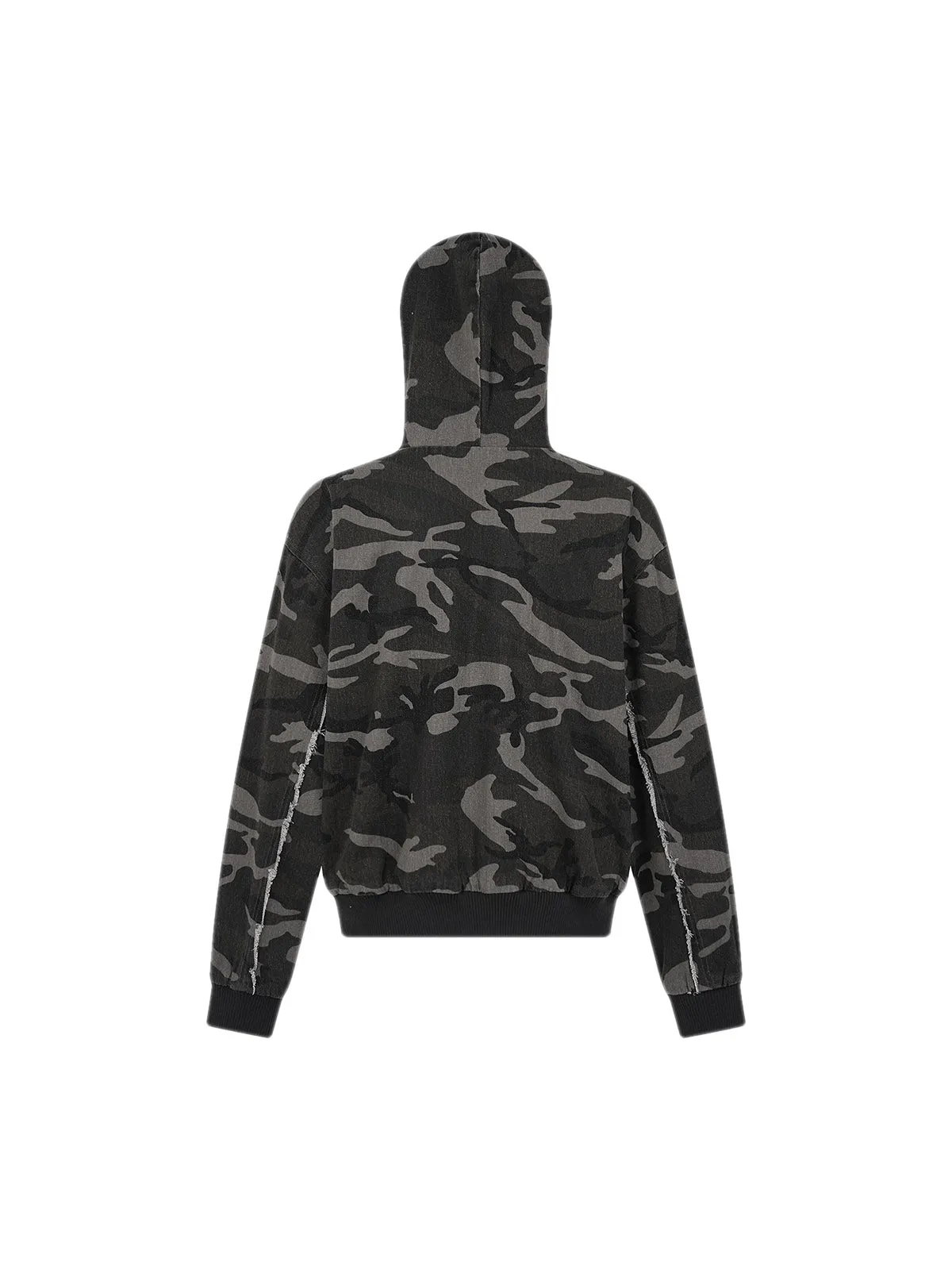 Thesupermade Camouflage Hooded Jacket