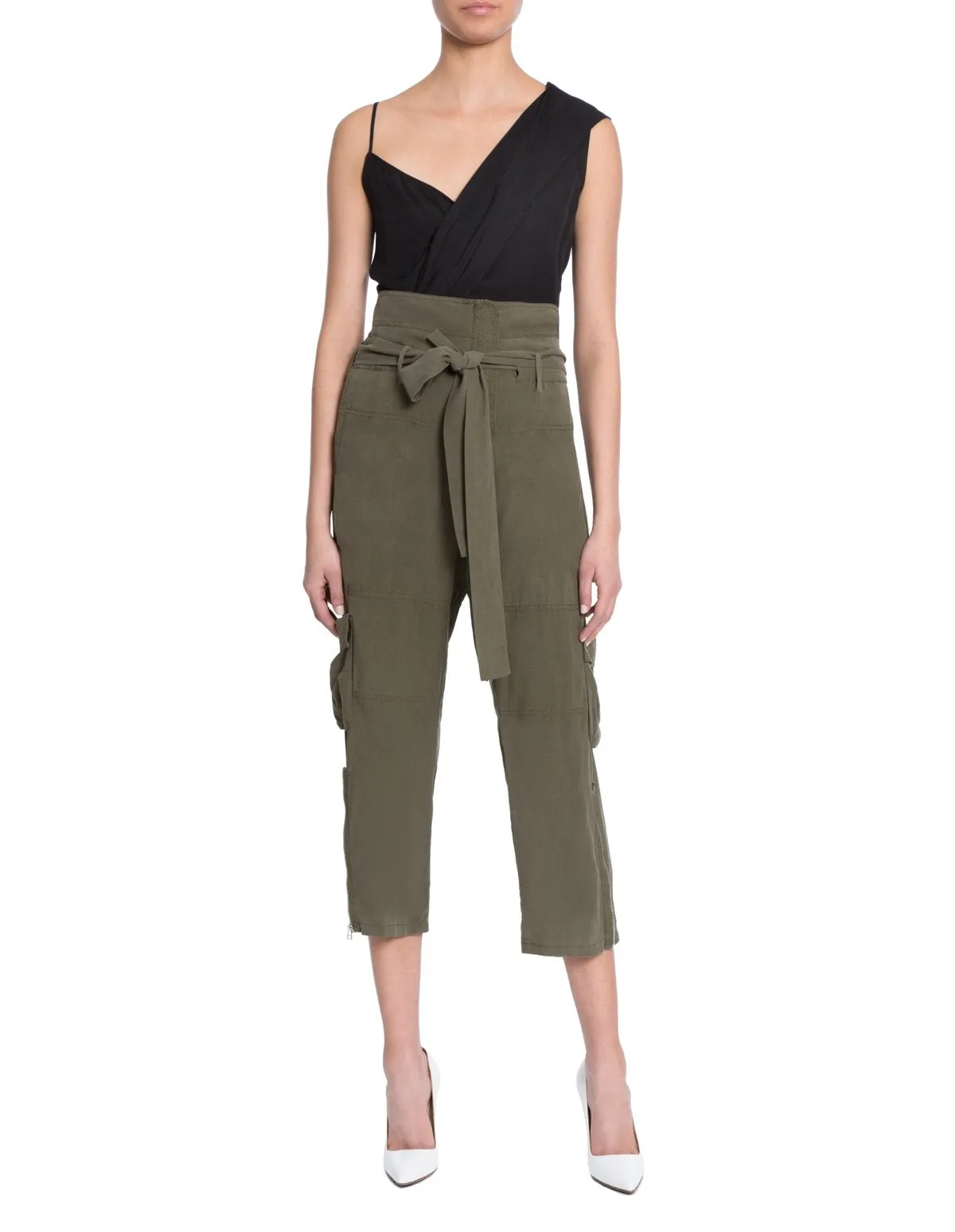 Turlington Silk Cargo Pant