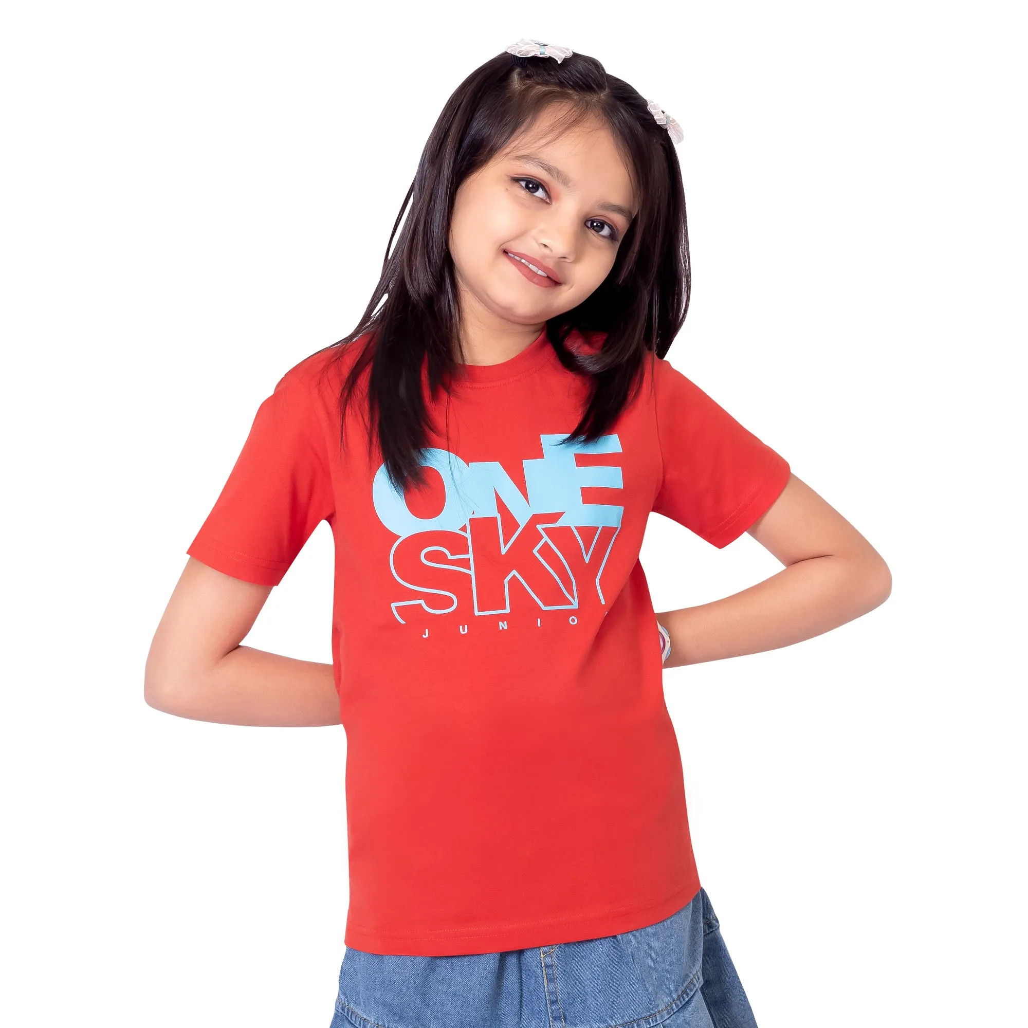 Unisex Classic Red Round Neck T-Shirt