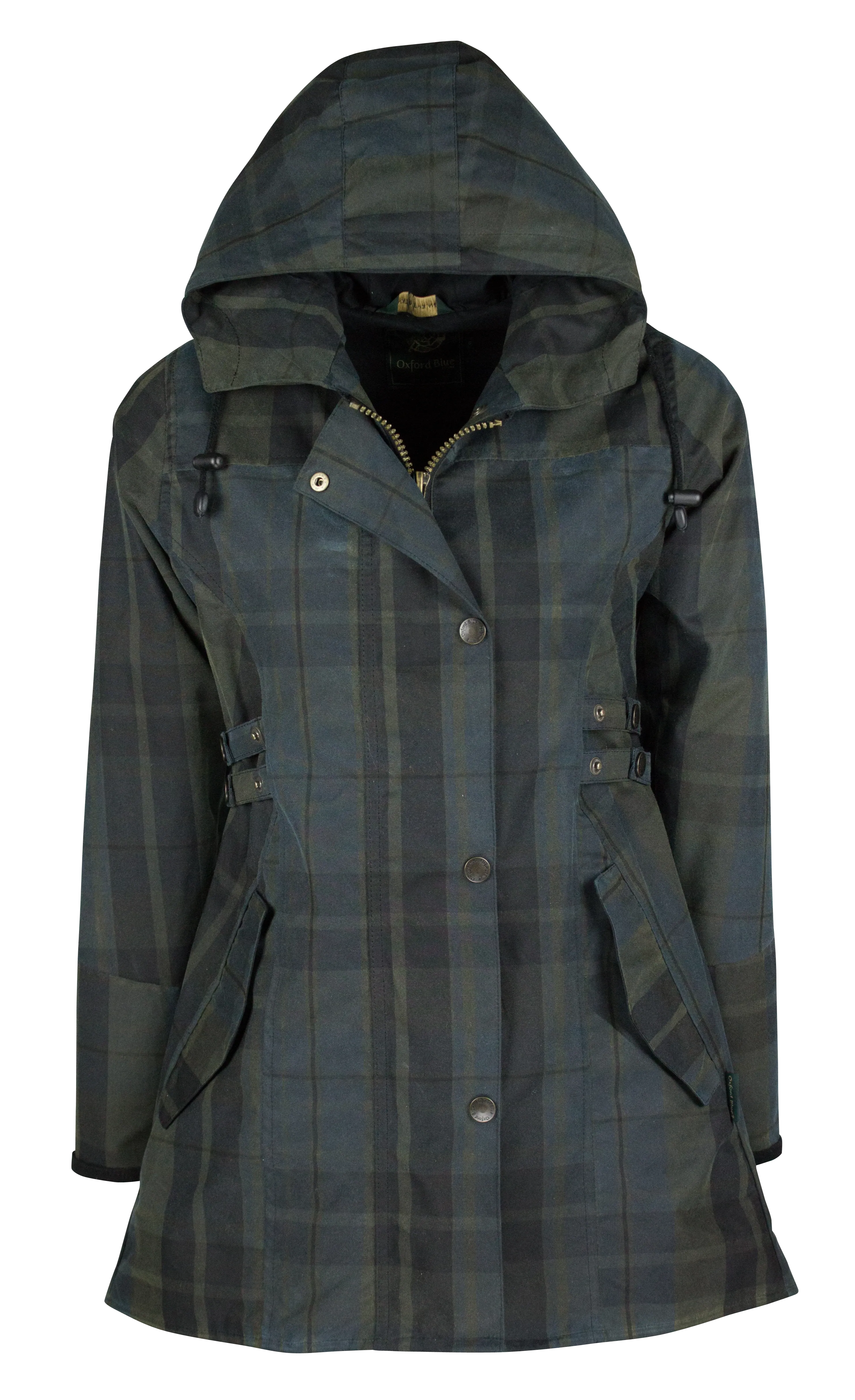 W315 - Women's Wax Tartan Hooded Katrina - DUNDEE