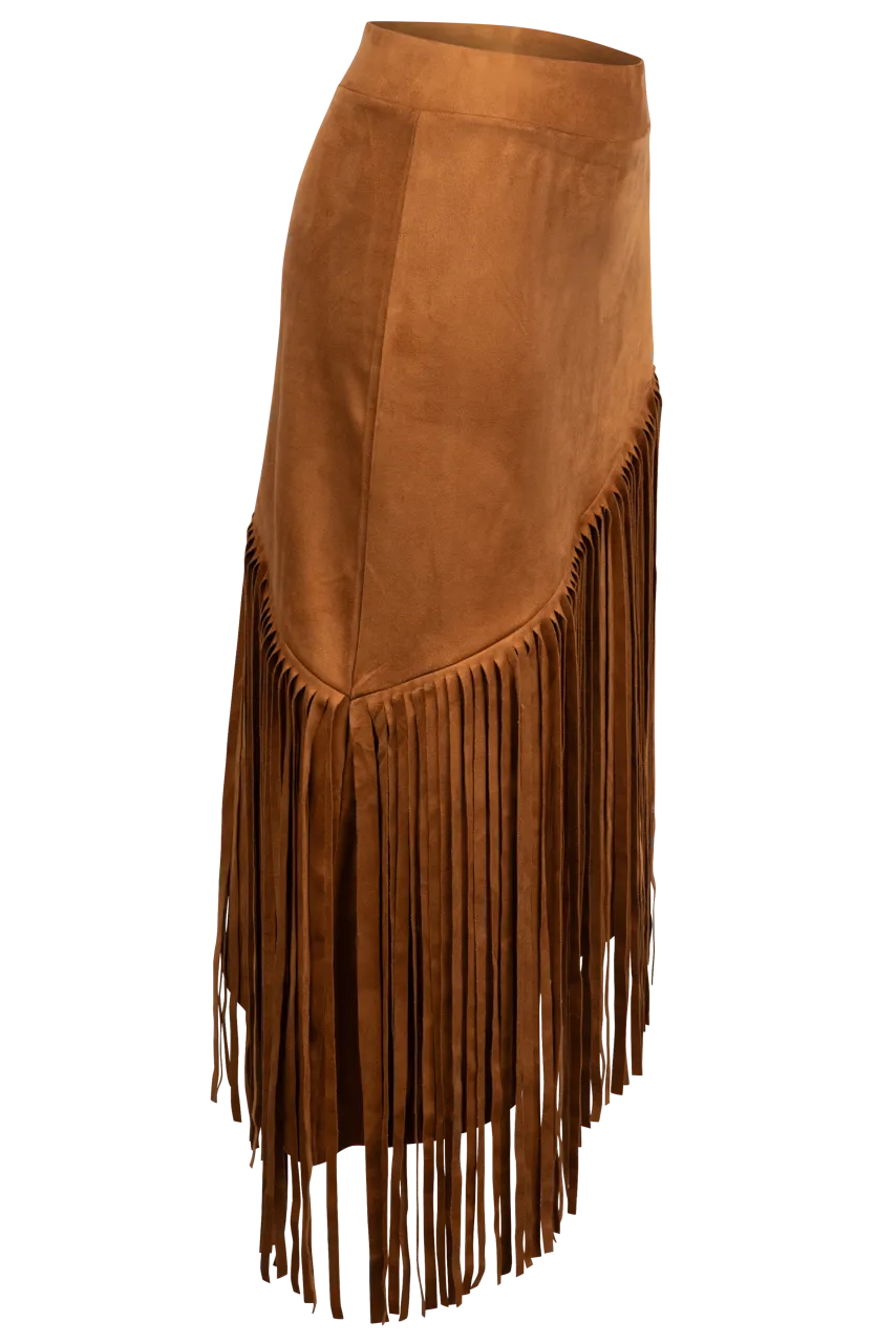 W.A.Y. Fringe Midi Skirt