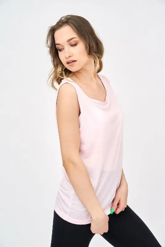 Women's Vests in Light Pink